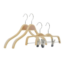 Natural Non Slip plywood hanger clothes laminated wooden Shirt Hangers